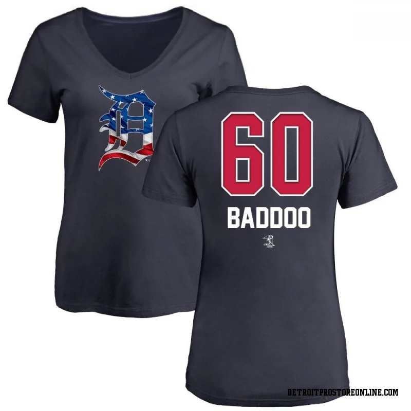 Akil Baddoo Detroit Tigers Men's Navy Backer T-Shirt 